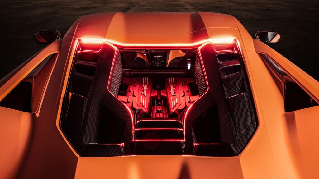 Lamborghini Revuelto engine cover
