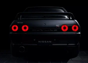 Nissan Skyline GT-R R32 EV rear end teaser