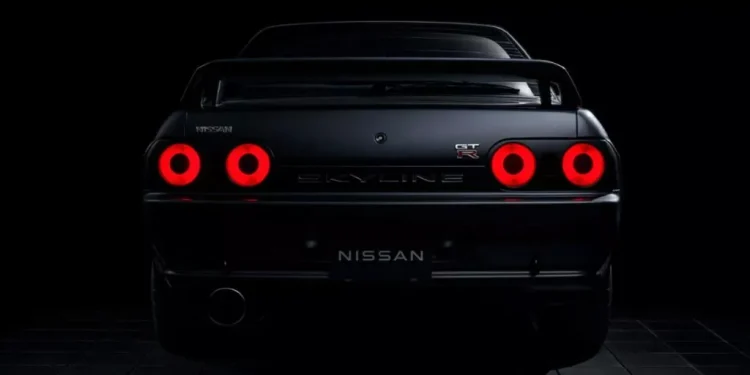 Nissan Skyline GT-R R32 EV rear end teaser