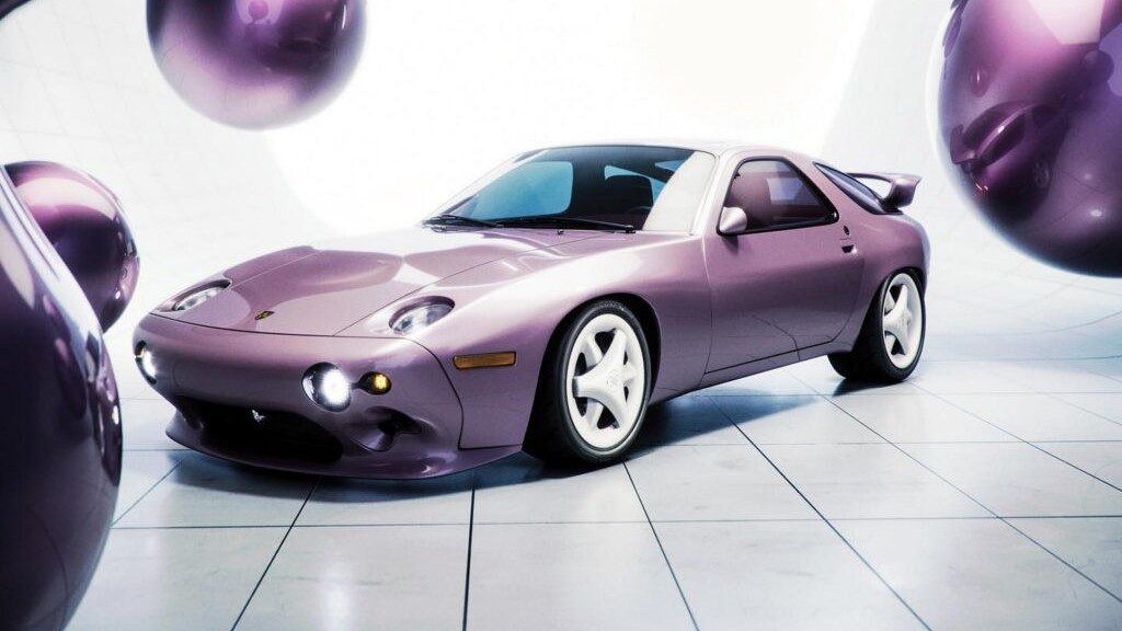 Porsche Nebula 928 restomod front three quarter view