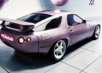 Porsche Nebula 928 restomod rear three quarter view