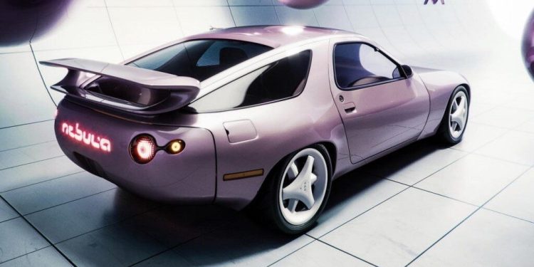 Porsche Nebula 928 restomod rear three quarter view