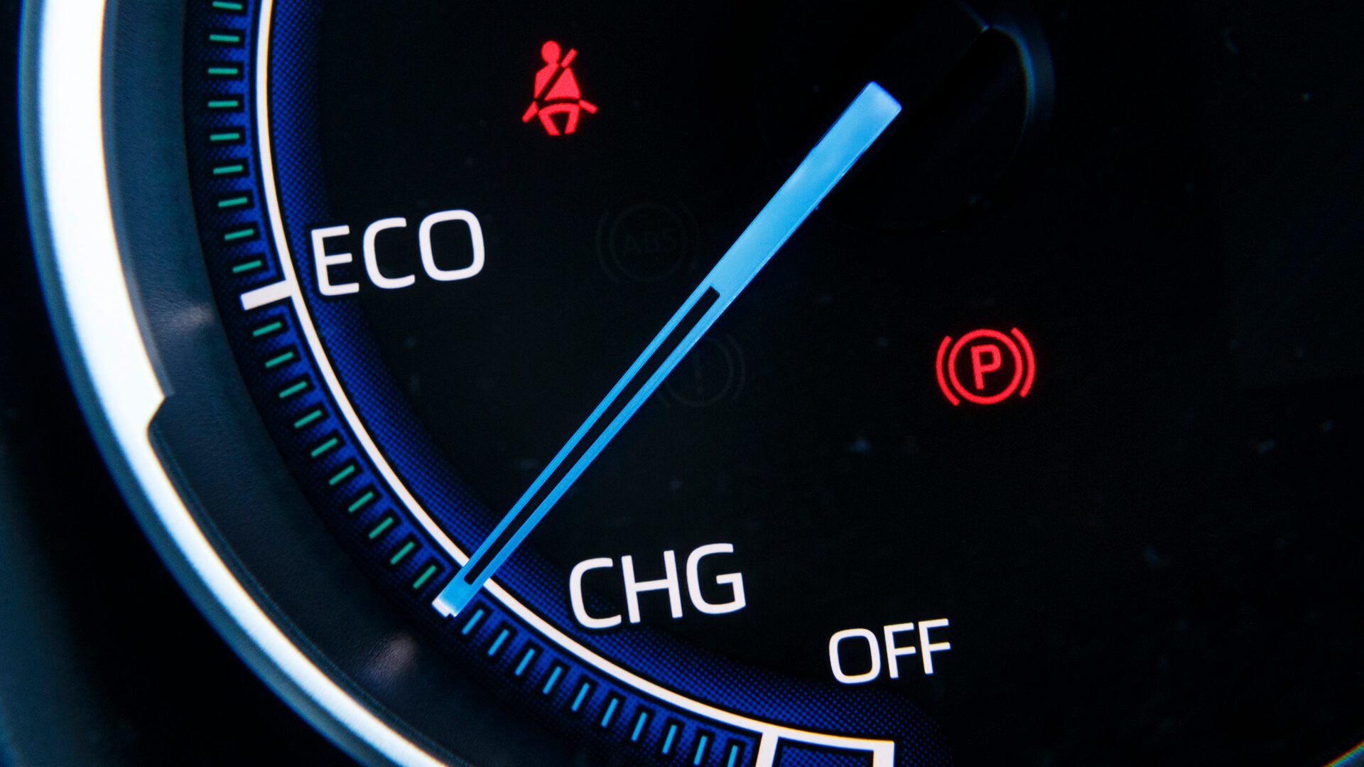Toyota RAV4 Hybrid economy gauge
