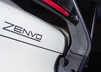 Zenvo TSRS rear badge close up view