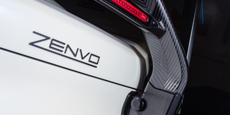 Zenvo TSRS rear badge close up view