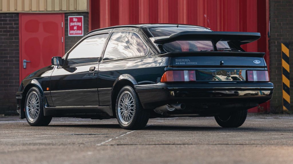 Ford Sierra Cosworth RS500 rear three quarter view