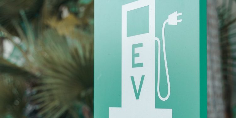 EV charging sign