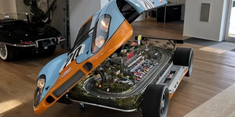 Porsche 917 slot car raceway open