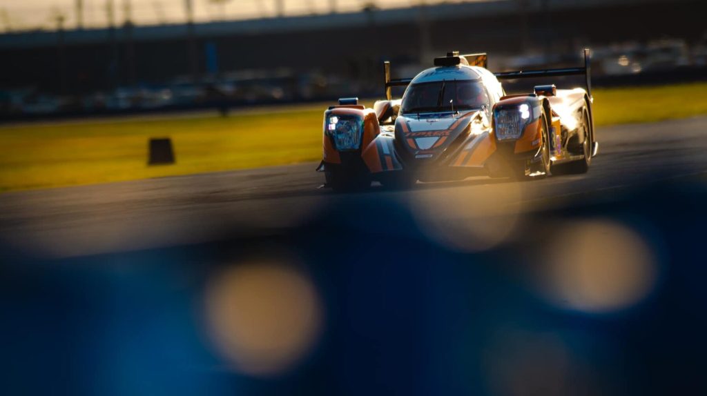 Scott McLaughlin IMSA LMP2 car at Sebring