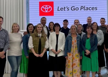 Toyota New Zealand employees celebrating diversity and gender equity