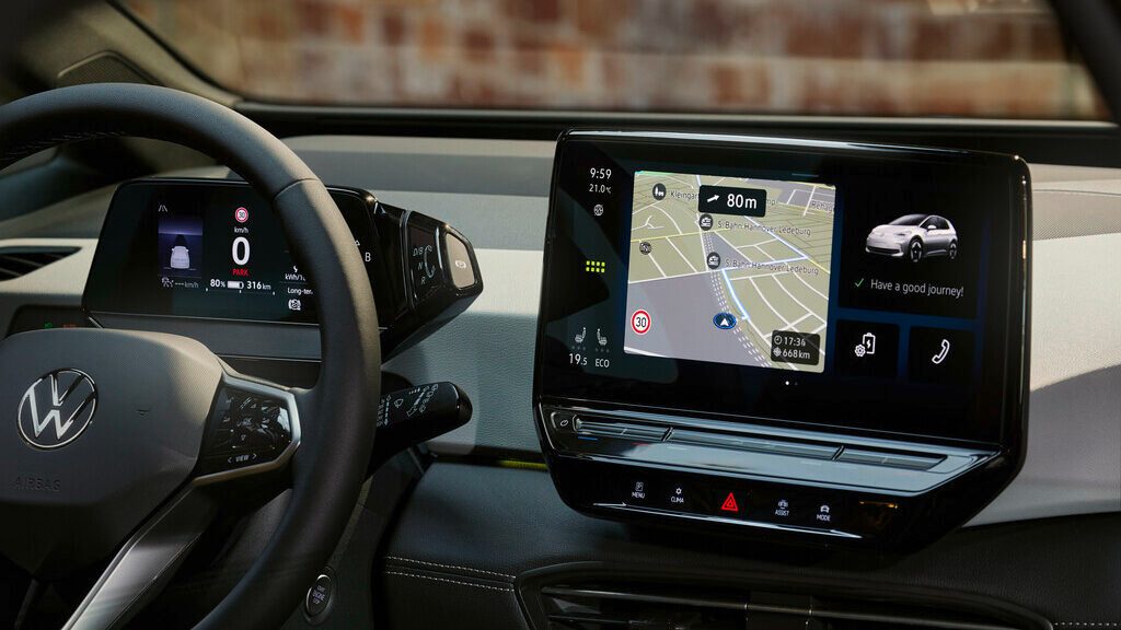 Volkswagen ID.3 facelift infotainment screen