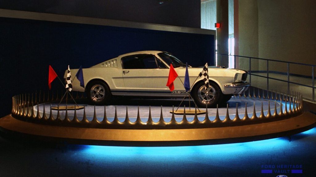 1965 Shelby GT350 on World's Fair Exhibit