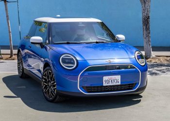 2024 Mini Cooper EV front three quarter view