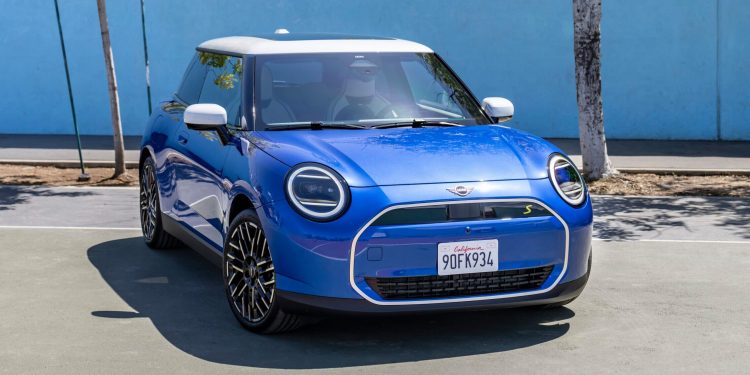 2024 Mini Cooper EV front three quarter view