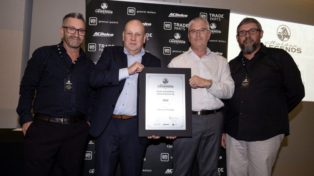 GM New Zealand Legends Programme Robertson Prestige winners