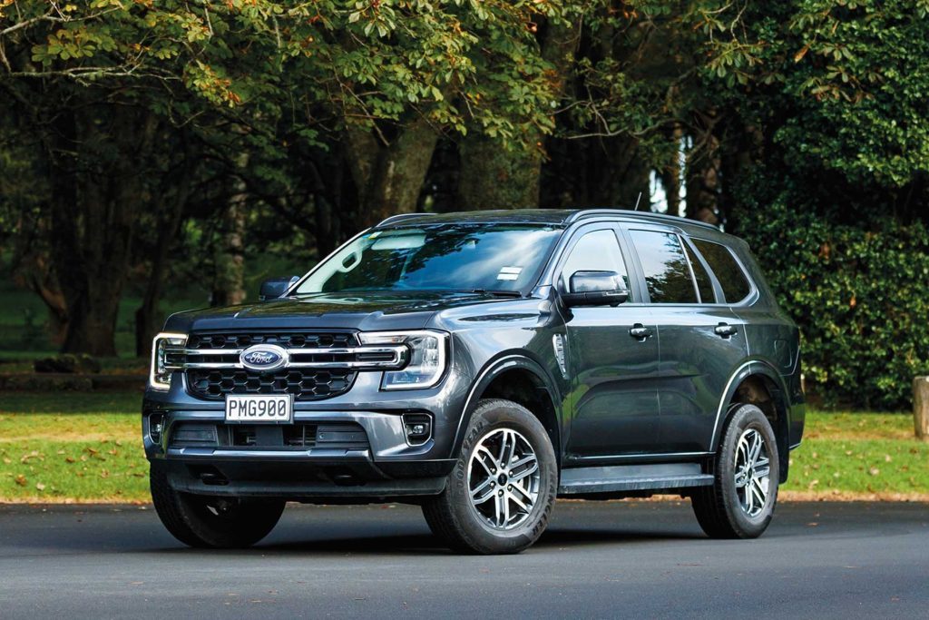 The new Ford Everest Trend SUV