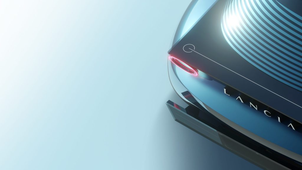 Lancia Concept rear quarter teaser