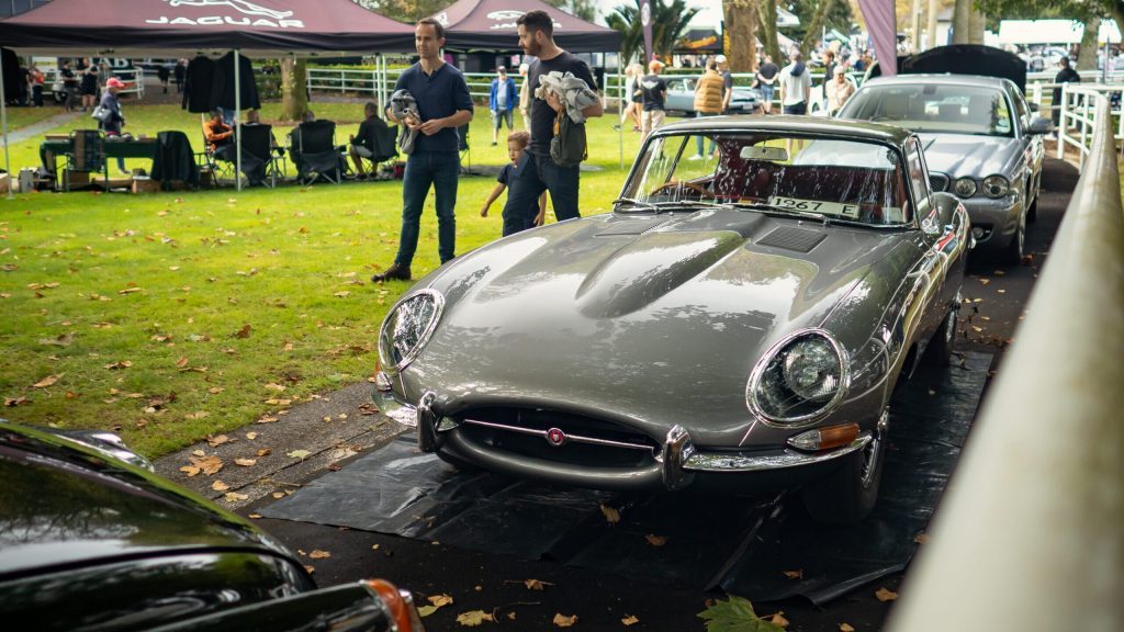 Jaguar E-Type at Ellerslie Car Show