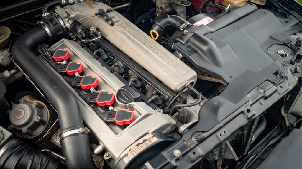 Audi RS2 engine bay at Ellerslie Car Show