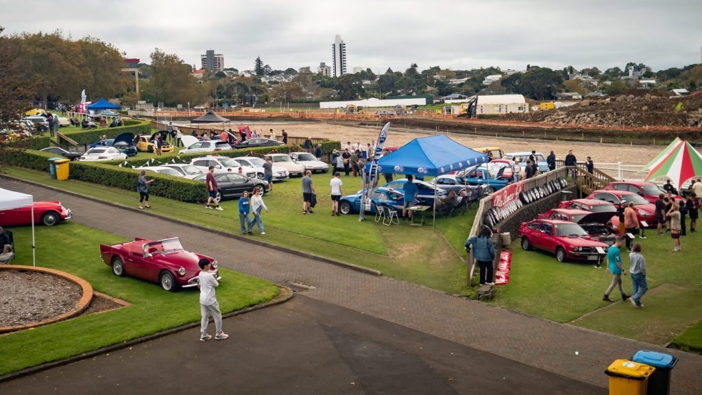 Displays at Ellerslie Car Show