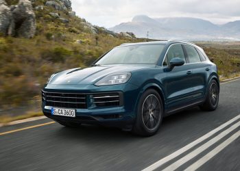 2024 Porsche Cayenne driving on road