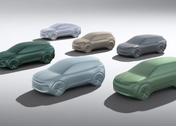 Skoda's fully electric lineup for 2026