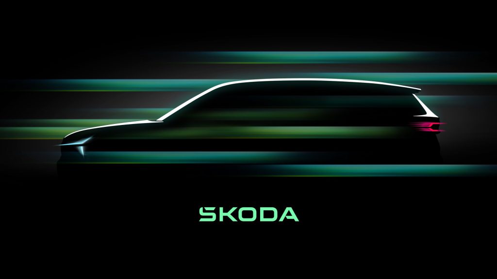 Next-generation Skoda Kodiaq SUV silhouette