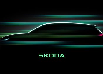 Next-generation Skoda Superb Combi (wagon) silhouette