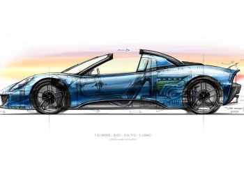 Gordon Murray Automotive T.33 Spider sketch