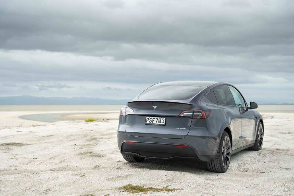 Tesla Model Y Performance rear view