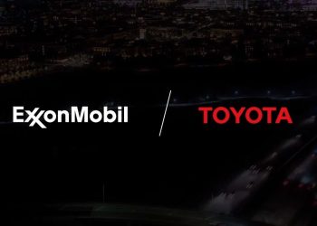 ExxonMobil and Toyota logos