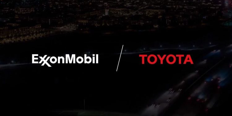 ExxonMobil and Toyota logos