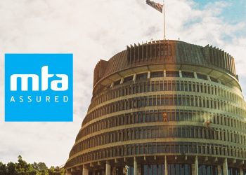 New Zealand Parliament with Motor Trade Association (MTA) logo