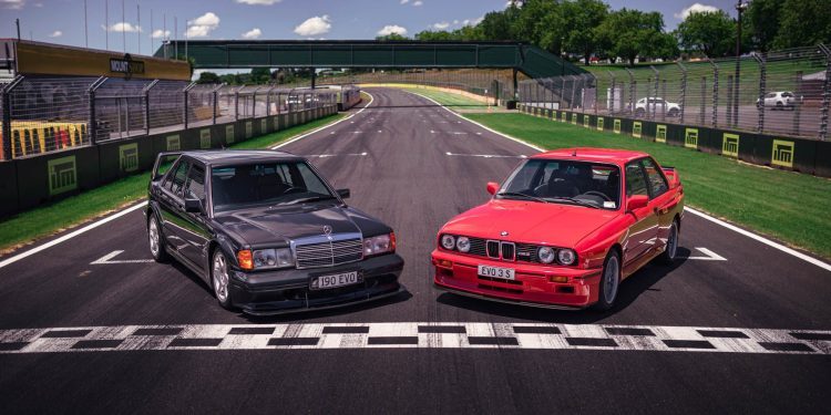 DTM Racing Legends BMW and Mercedes-Benz face off with their Evolution classics