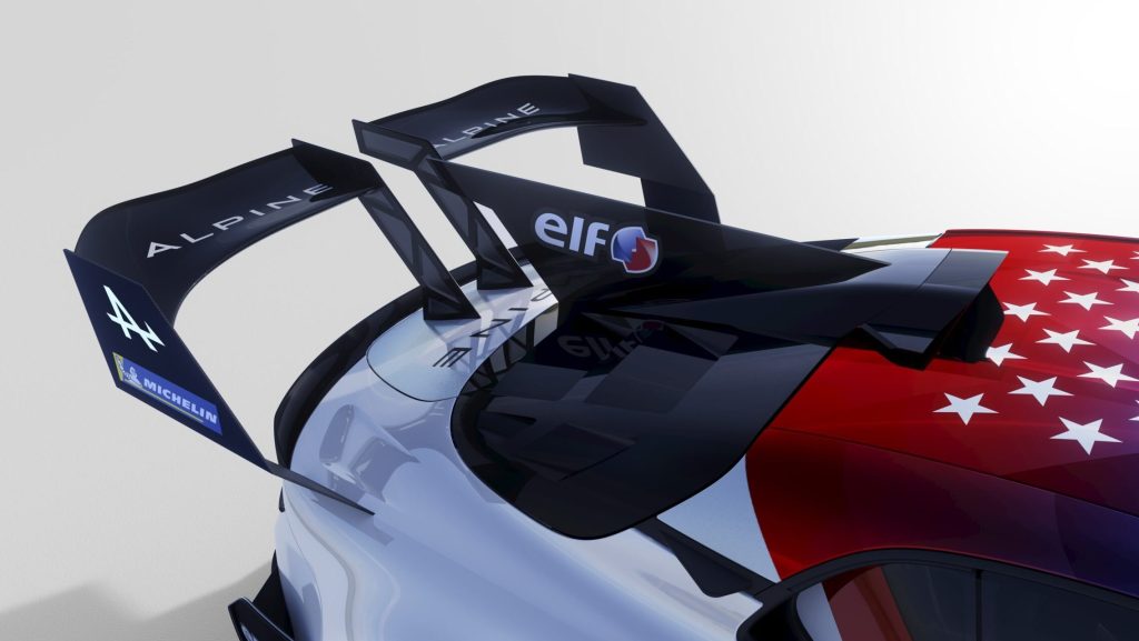 Alpine A110 Pikes Peak rear wing