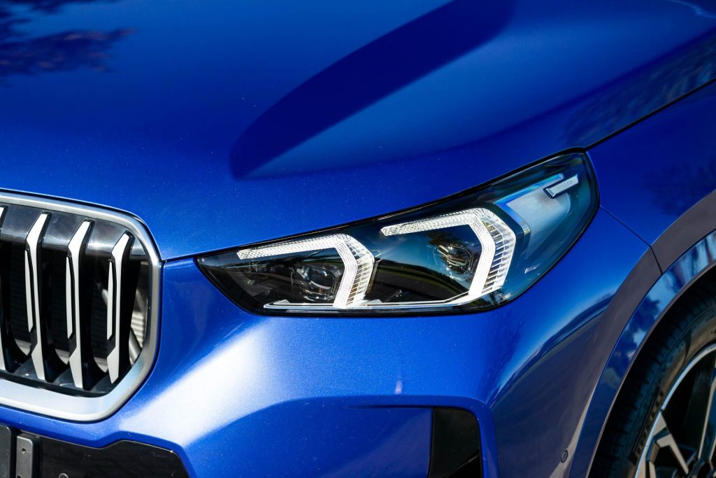BMW X1 headlight detail