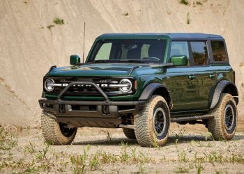 Ford Bronco in desert