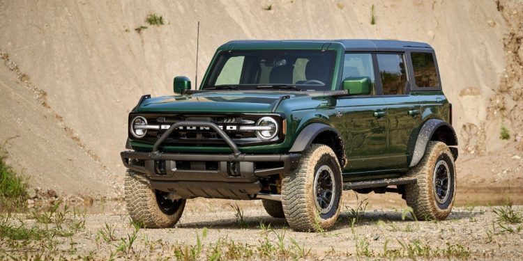 Ford Bronco in desert