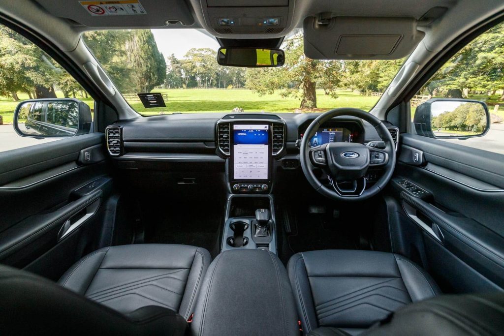 2022 Ford Everest Trend wide interior view