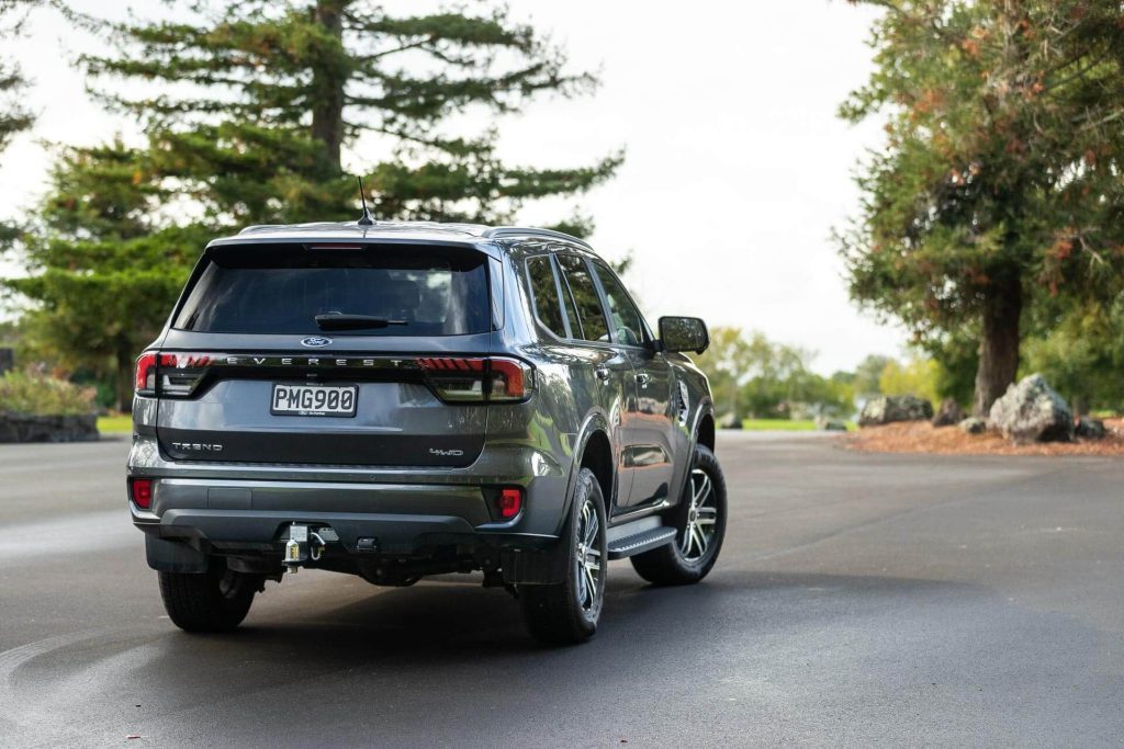 Rear view of Ford Everest Trend