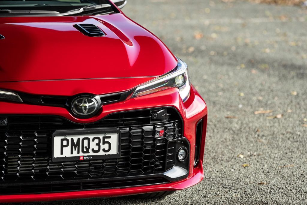 Front bumper detail of GR Corolla