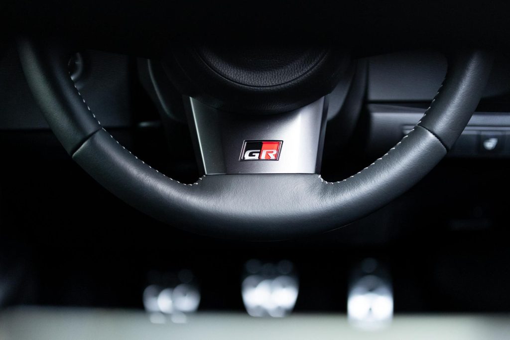 2022 Toyota GR Corolla steering wheel