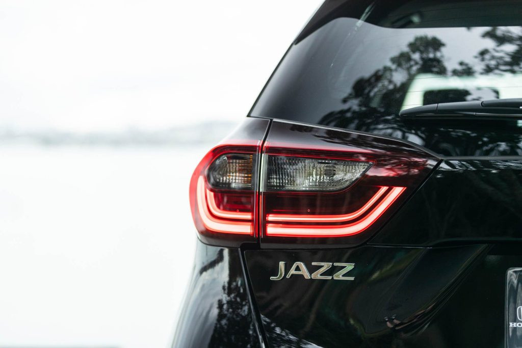 Honda Jazz rear tail light detail