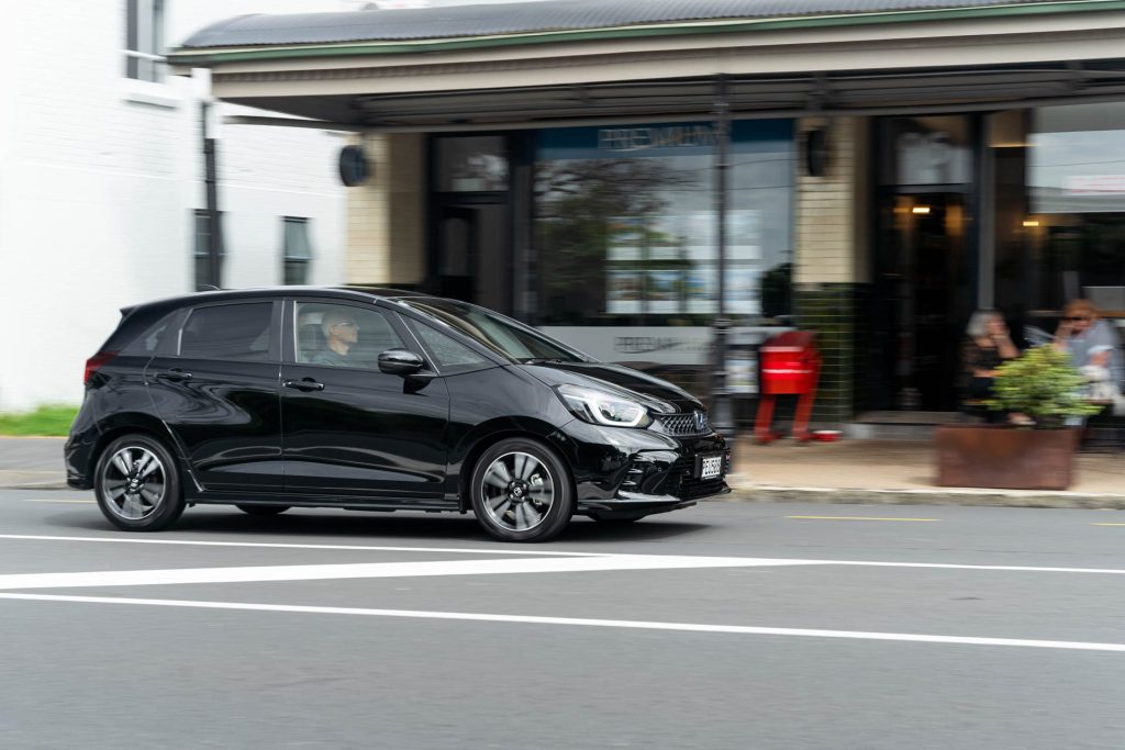 Honda Jazz RS Hybrid in suburbia