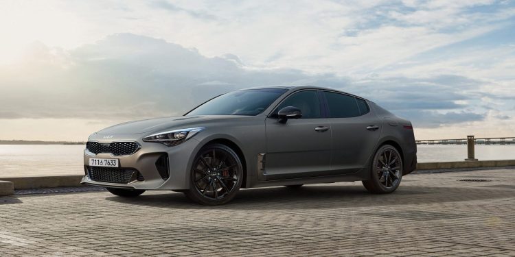 Kia Stinger Tribute Edition front three quarter view