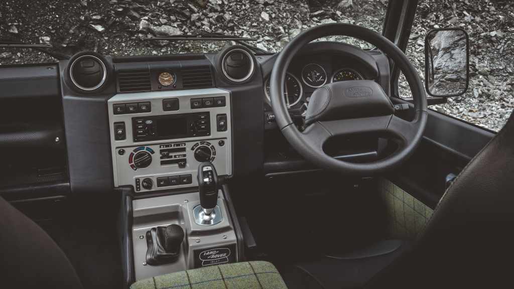 Land Rover Defender Works V8 Islay Edition interior