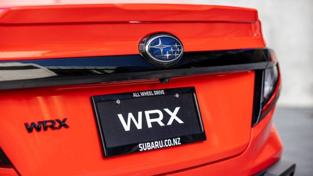 Subaru WRX 2.4T AKA rear badging