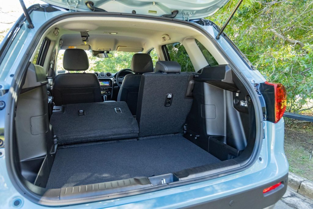 Boot space in the Suzuki Vitara Hybrid