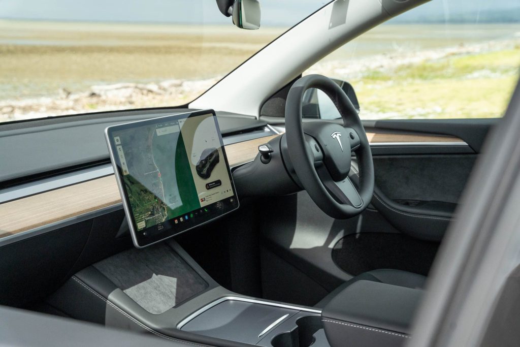 Model Y Screen and Navigation layout