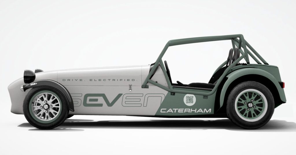 Caterham EV Seven side